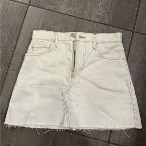 Frame mini denim skirt